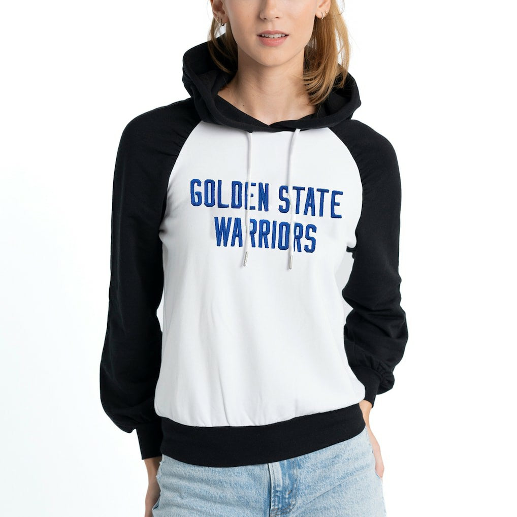 Golden State Warriors Lusso Women's Marlowe Tri-Blend Raglan Pullover Hoodie sale Outlet