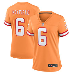 Tampa Bay Buccaneers Nike Baker Mayfield  Women's Throwback Game Jersey