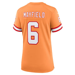 Tampa Bay Buccaneers Nike Baker Mayfield  Women's Throwback Game Jersey