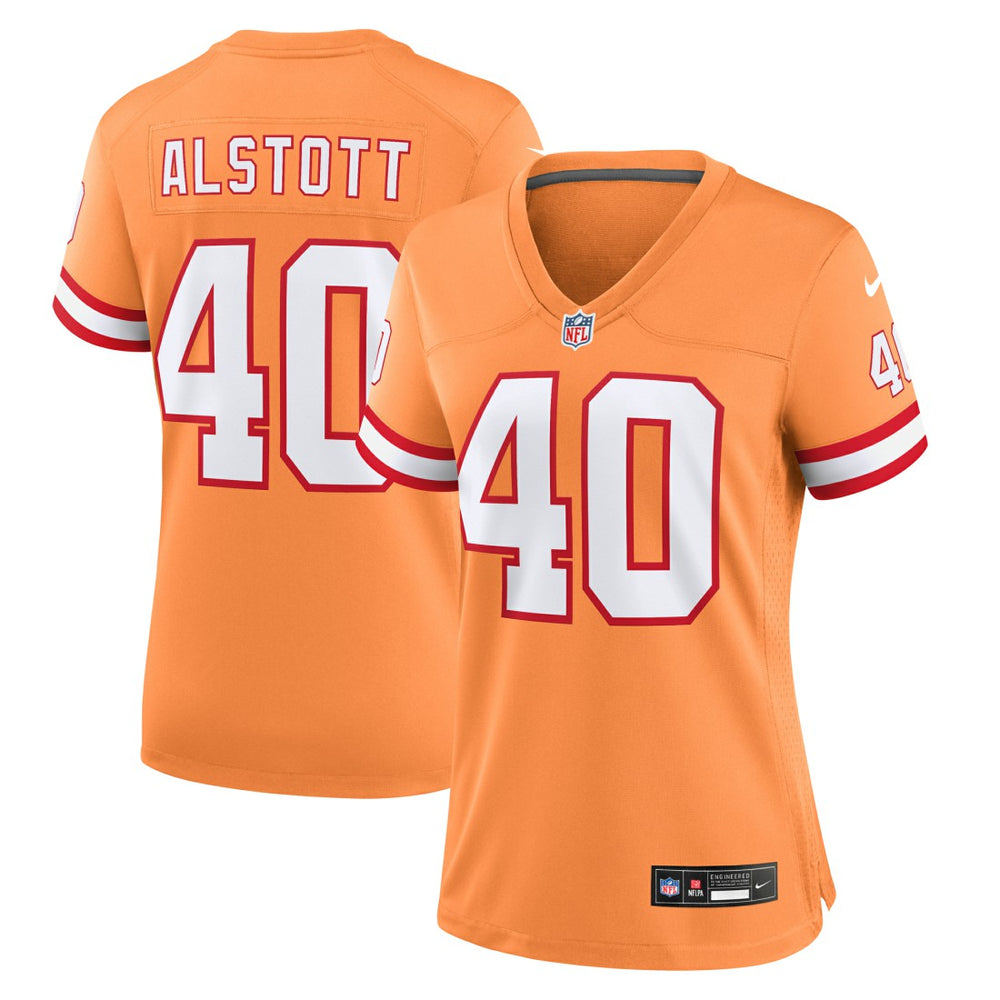 Tampa Bay Buccaneers Nike Mike Alstott  Women's Throwback Game Jersey