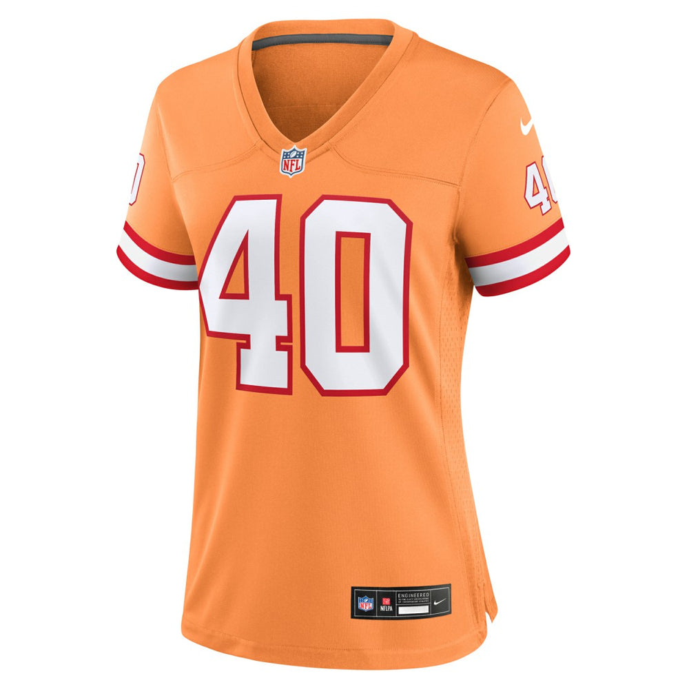 Tampa Bay Buccaneers Nike Mike Alstott  Women's Throwback Game Jersey