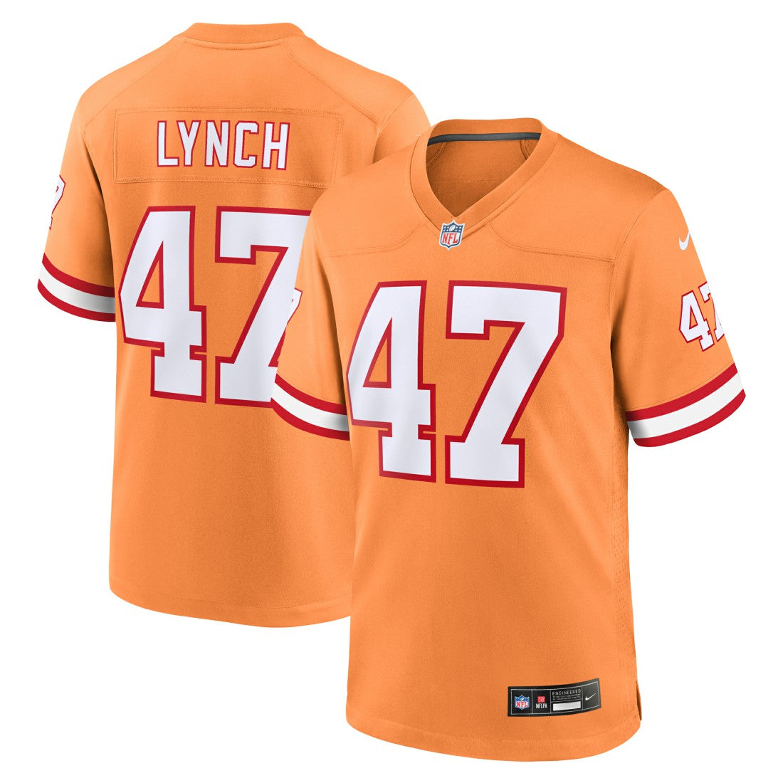 Tampa Bay Buccaneers Nike John Lynch  Throwback Game Jersey
