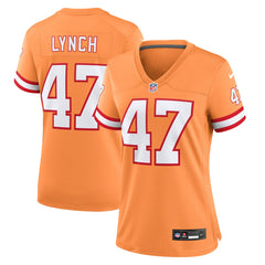 Tampa Bay Buccaneers Nike John Lynch  Women's Throwback Game Jersey