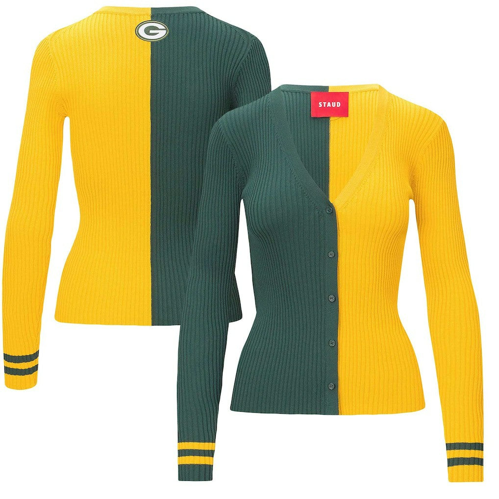Green Bay Packers  STAUD Women's Cargo Sweater