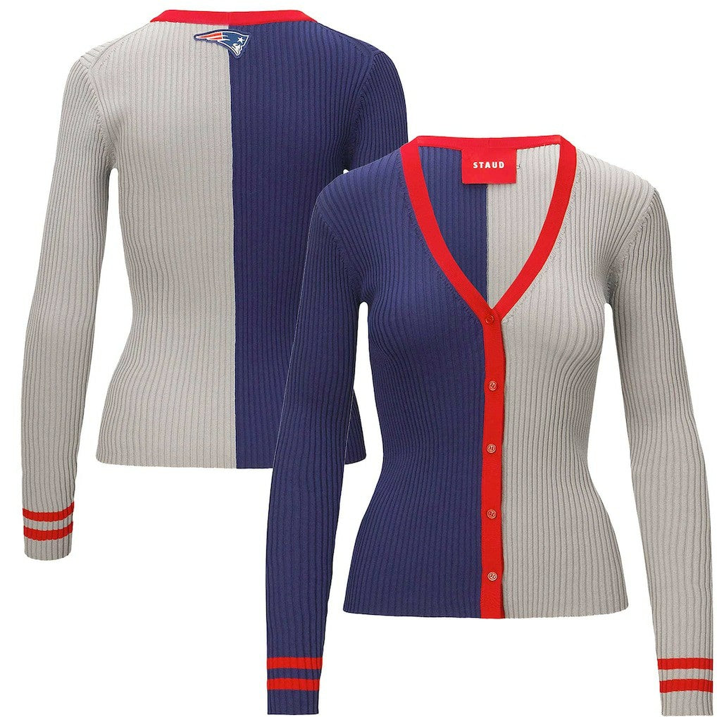New England Patriots  STAUD Women's Cargo Sweater
