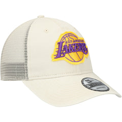 Los Angeles Lakers Rough Edge Logo Trucker 9TWENTY Adjustable Hat Online