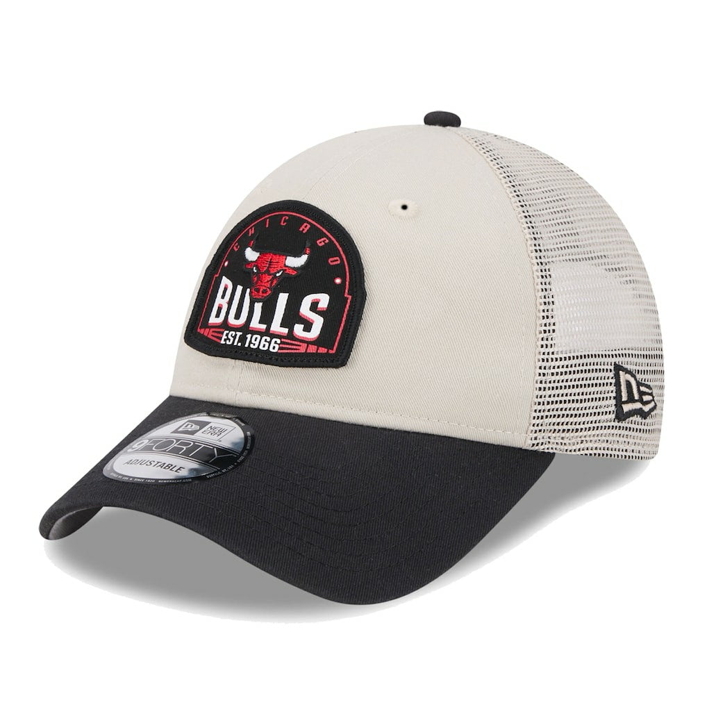 Chicago Bulls Throwback Patch Trucker 9FORTY Adjustable Hat Online