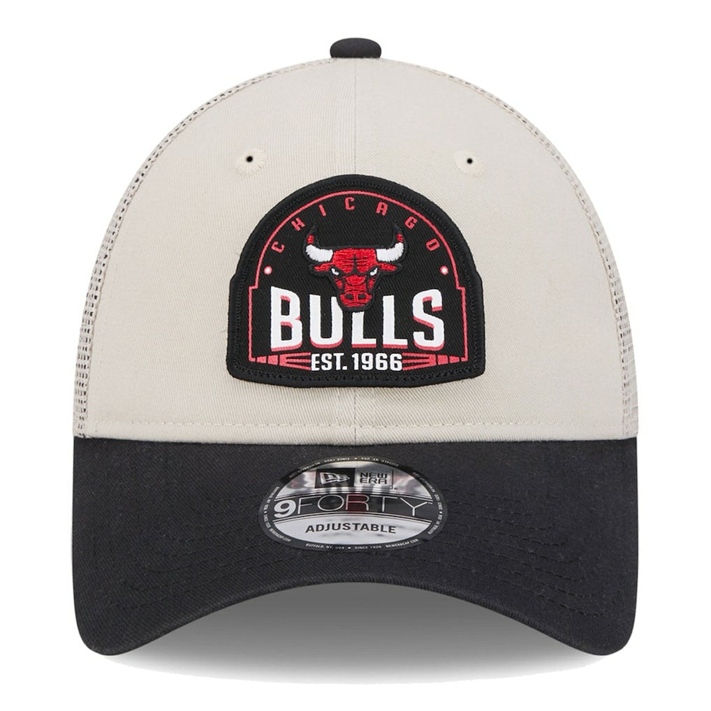 Chicago Bulls Throwback Patch Trucker 9FORTY Adjustable Hat Online