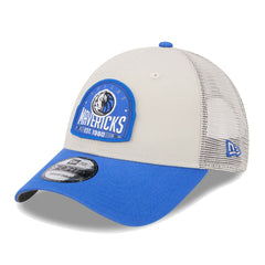 Dallas Mavericks Throwback Patch Trucker 9FORTY Adjustable Hat sale New