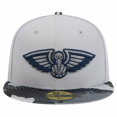 New Orleans Pelicans Active Color Camo Visor 59FIFTY Fitted Hat Discount