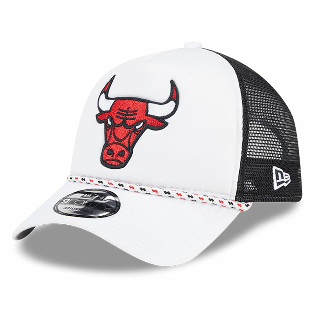 Chicago Bulls Court Sport Foam A-Frame 9FORTY Adjustable Trucker Hat Online