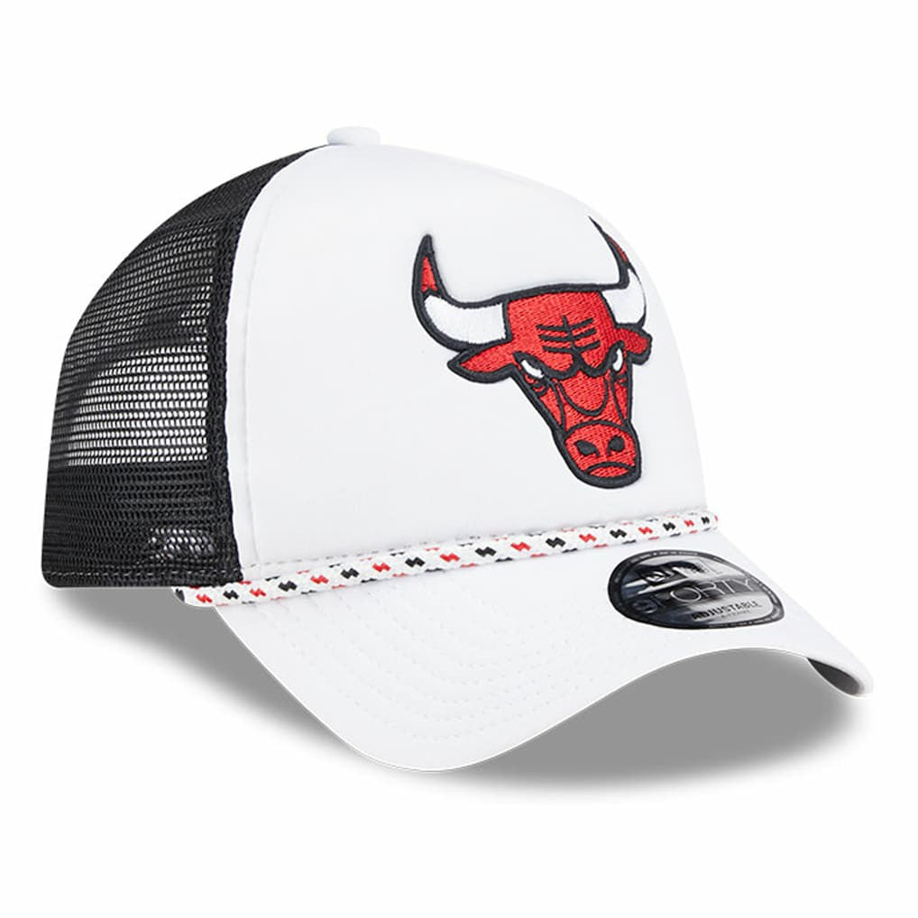 Chicago Bulls Court Sport Foam A-Frame 9FORTY Adjustable Trucker Hat Online