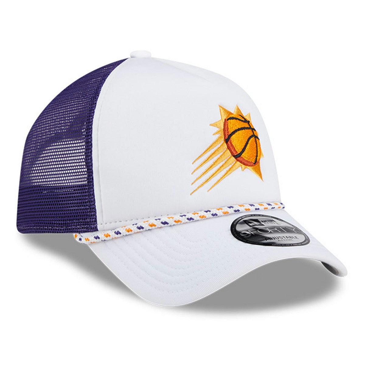 Phoenix Suns Court Sport Foam A-Frame 9FORTY Adjustable Trucker Hat For Sale