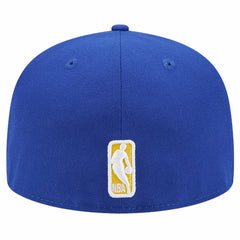 Golden State Warriors Court Sport Leather Applique 59FIFTY Fitted Hat sale On Sale