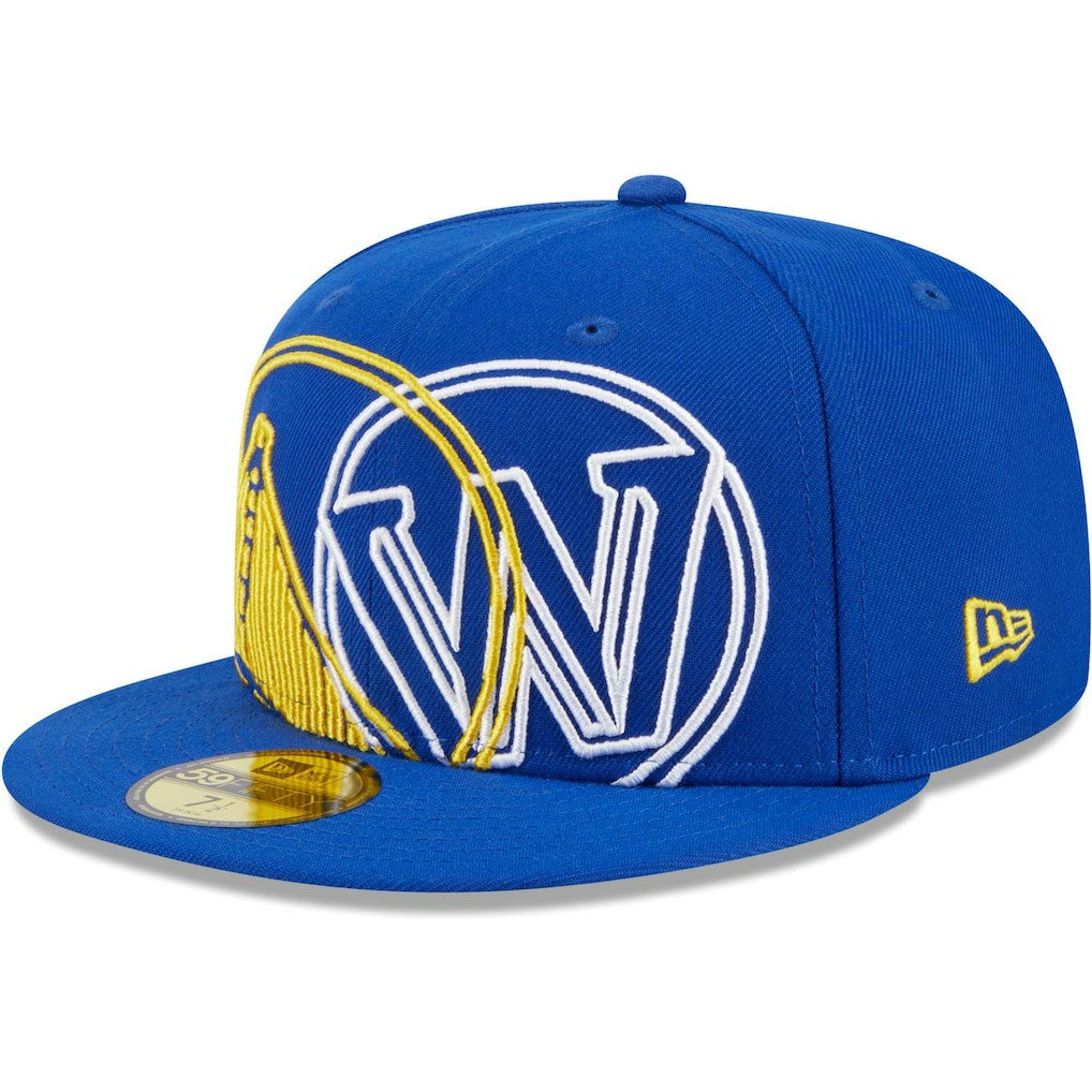 Golden State Warriors Game Day Hollow Logo Mashup 59FIFTY Fitted Hat sale Discount