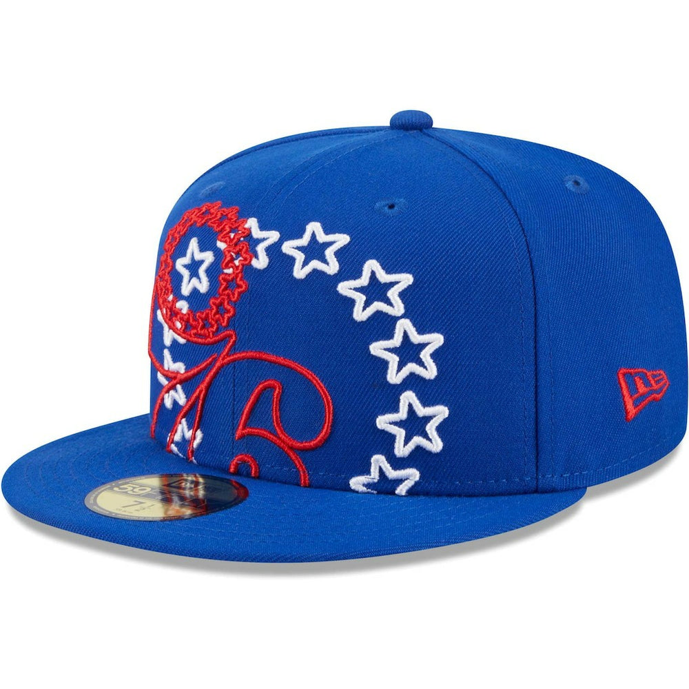 Philadelphia 76ers Game Day Hollow Logo Mashup 59FIFTY Fitted Hat On Sale