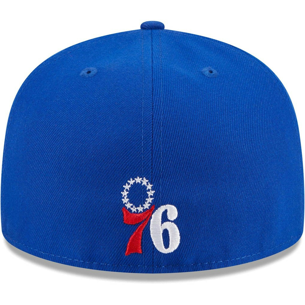 Philadelphia 76ers Game Day Hollow Logo Mashup 59FIFTY Fitted Hat On Sale