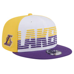 Los Angeles Lakers Throwback Gradient Tech Font 9FIFTY Snapback Hat Discount