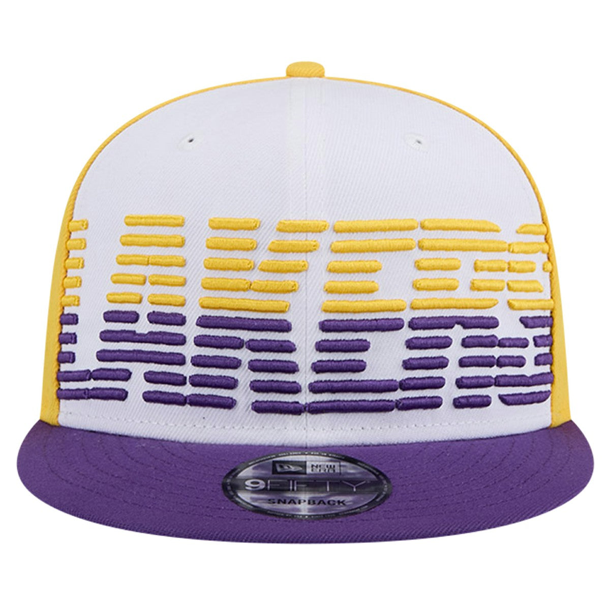 Los Angeles Lakers Throwback Gradient Tech Font 9FIFTY Snapback Hat Discount