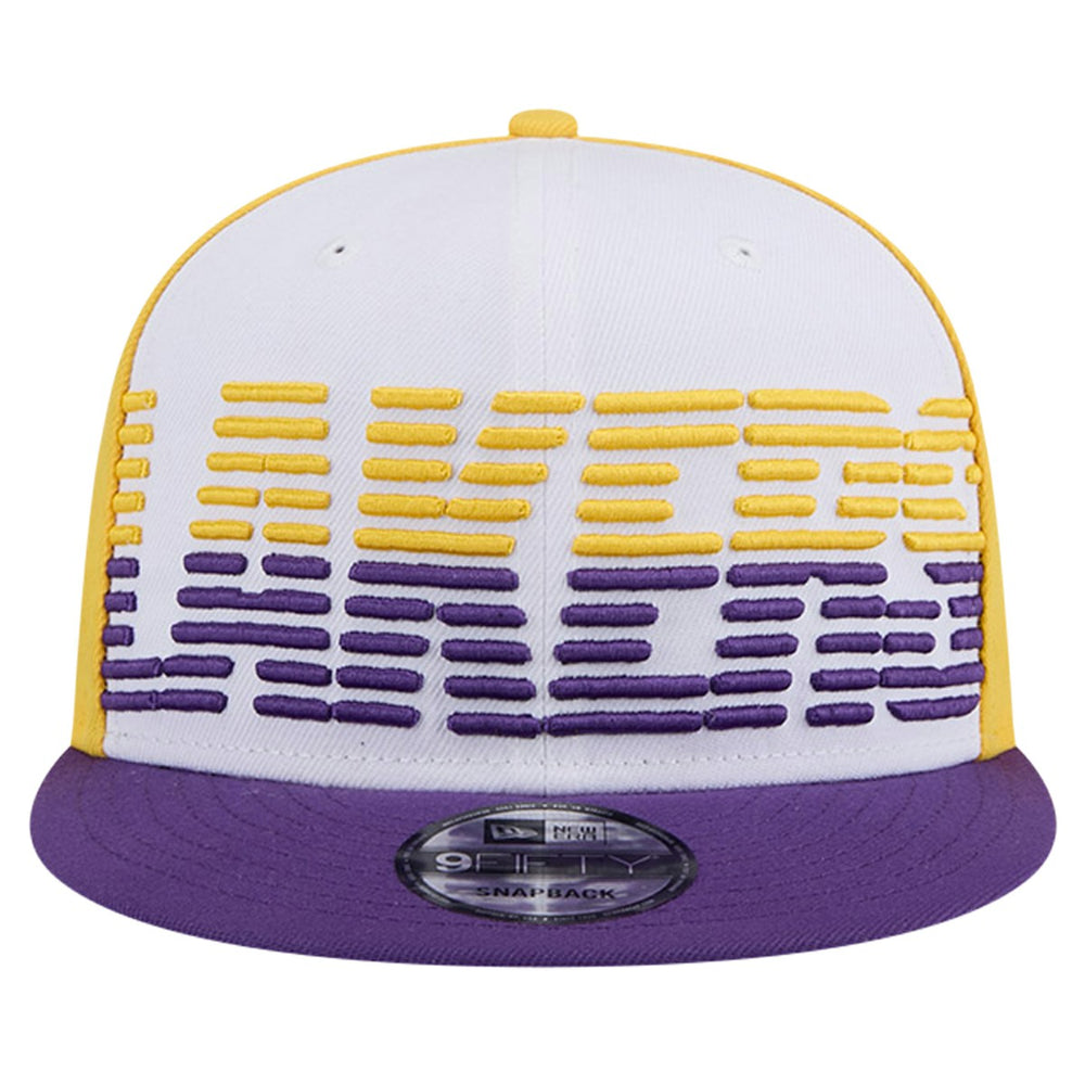Los Angeles Lakers Throwback Gradient Tech Font 9FIFTY Snapback Hat Discount