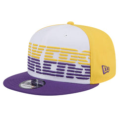 Los Angeles Lakers Throwback Gradient Tech Font 9FIFTY Snapback Hat Discount