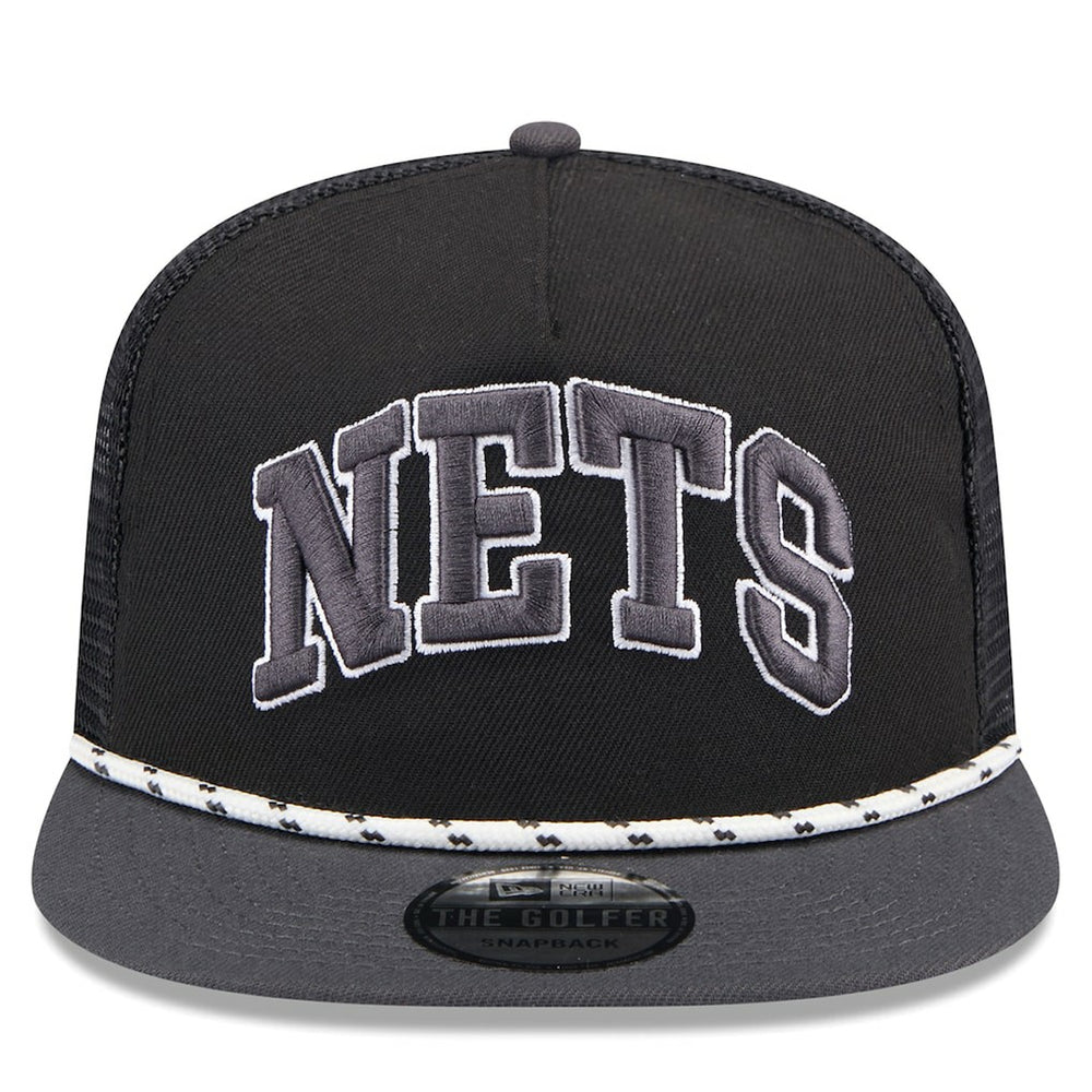 Brooklyn Nets Throwback Team Arch Golfer Snapback Hat New