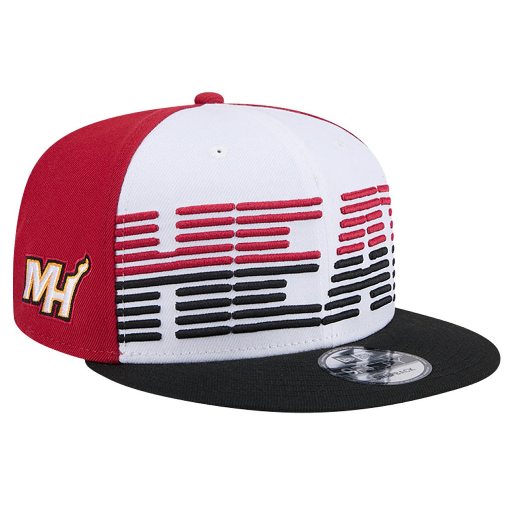 Miami Heat Throwback Gradient Tech Font 9FIFTY Snapback Hat New