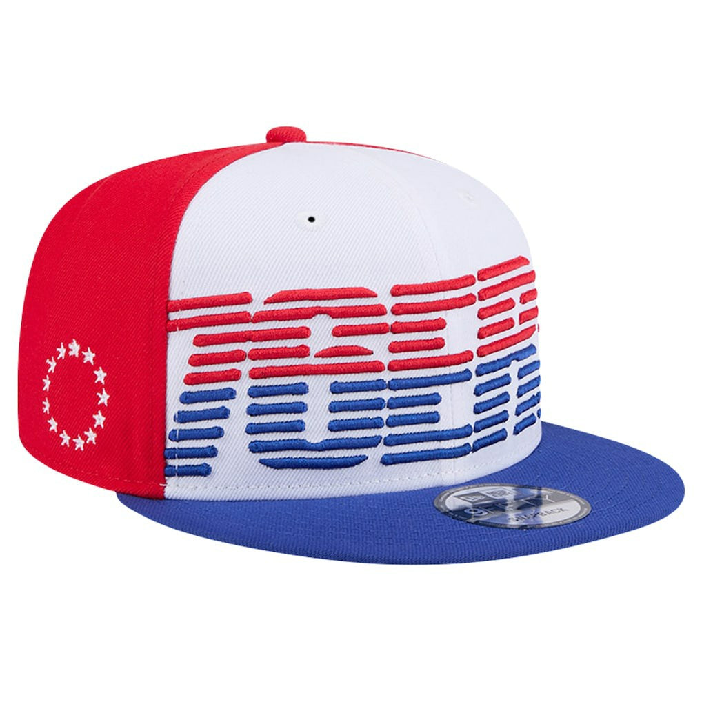 Philadelphia 76ers Throwback Gradient Tech Font 9FIFTY Snapback Hat Online