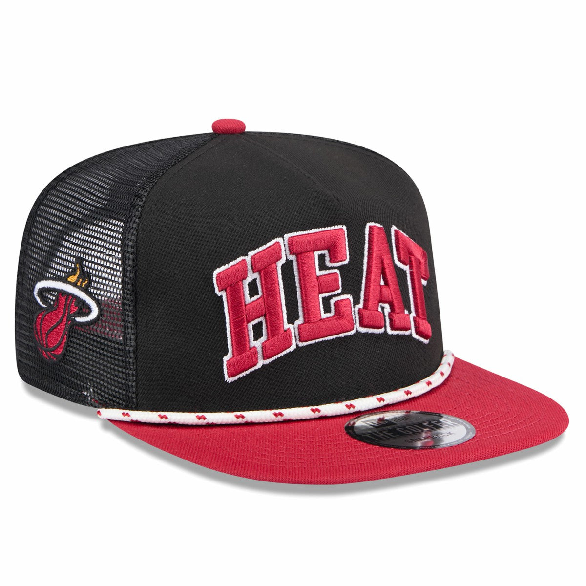 Miami Heat Throwback Team Arch Golfer Snapback Hat Online