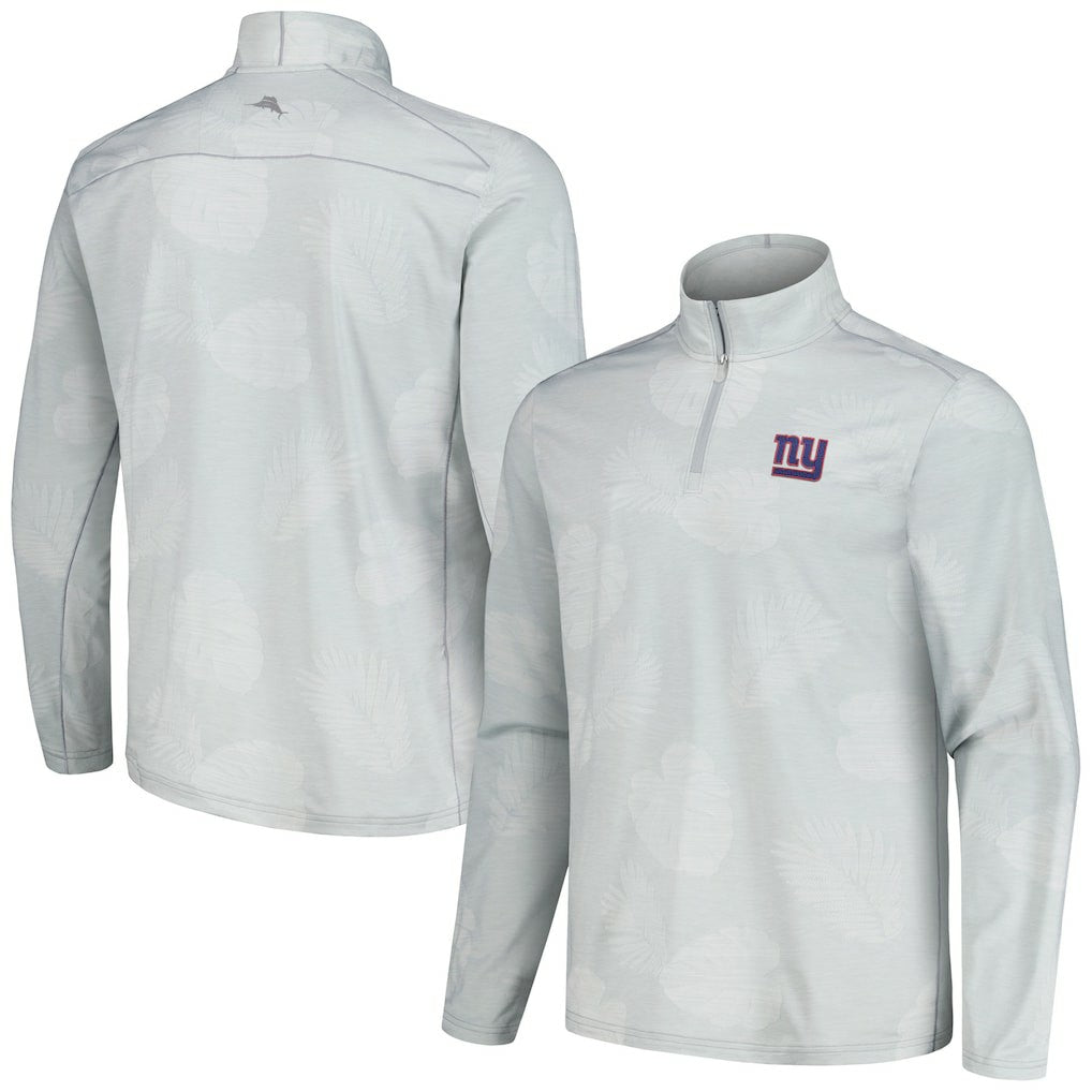 New York Giants Tommy Bahama Delray Frond IslandZone Half-Zip Sweatshirt