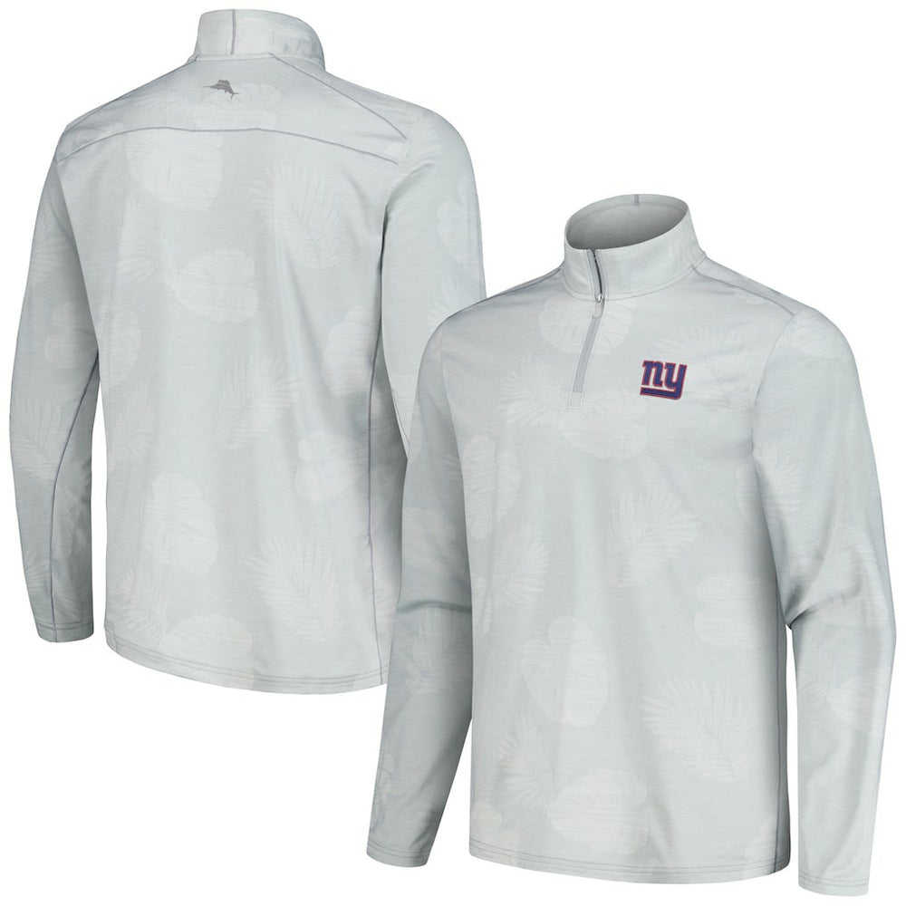 New York Giants Tommy Bahama Delray Frond IslandZone Half-Zip Sweatshirt