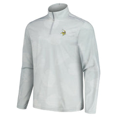 Minnesota Vikings Tommy Bahama Delray Frond IslandZone Half-Zip Sweatshirt