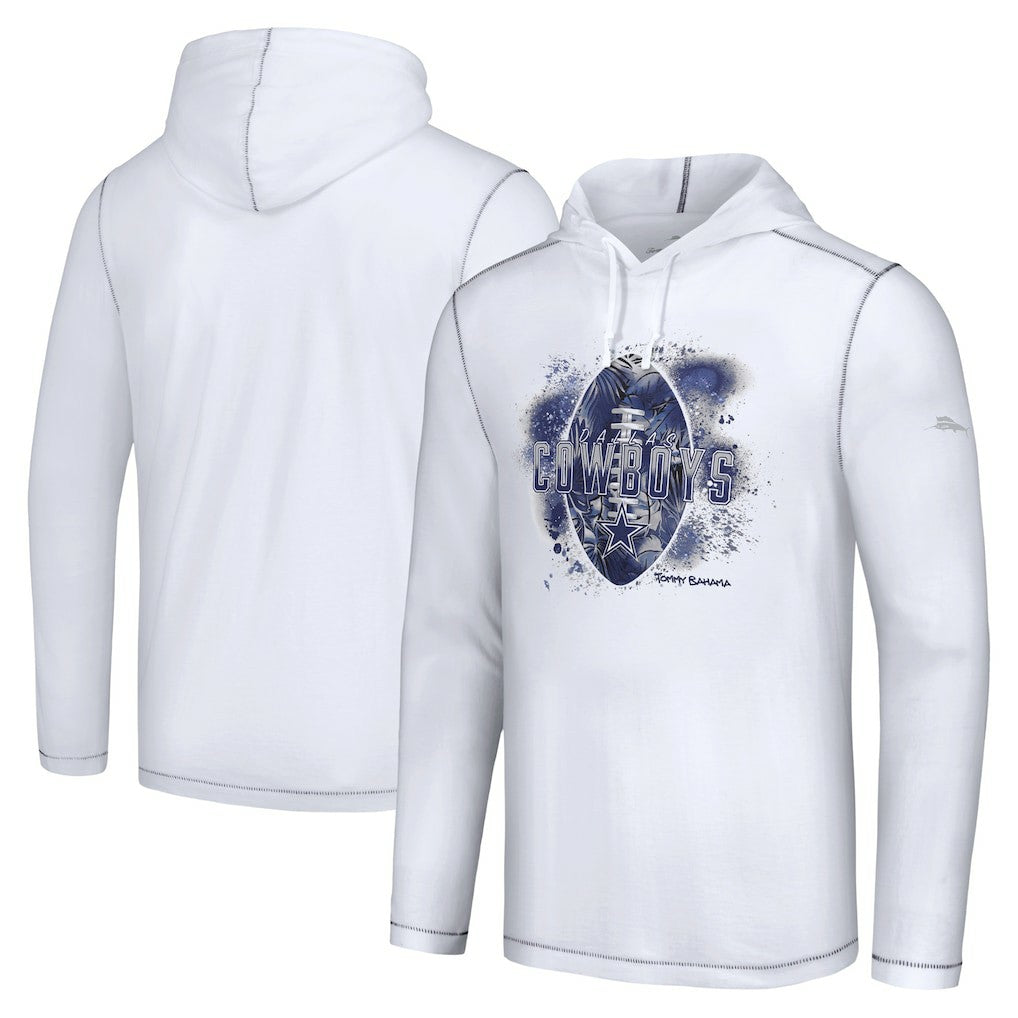 Dallas Cowboys Tommy Bahama Graffiti Touchdown Pullover Hoodie