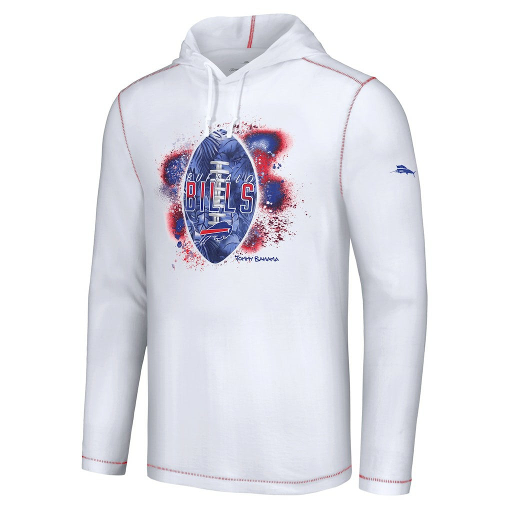 Buffalo Bills Tommy Bahama Graffiti Touchdown Pullover Hoodie