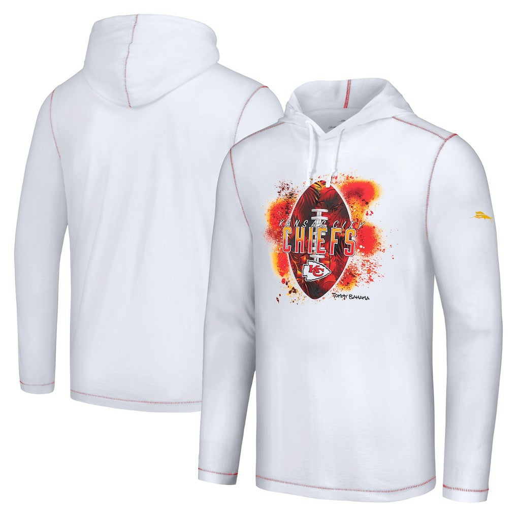 Kansas City Chiefs Tommy Bahama Graffiti Touchdown Pullover Hoodie