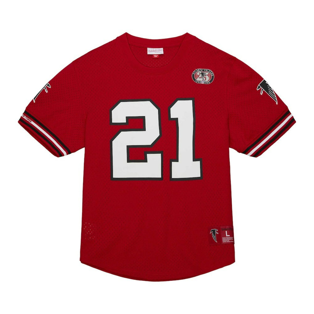 Atlanta Falcons Mitchell & Ness Deion Sanders  Retired Player Name & Number Mesh Top