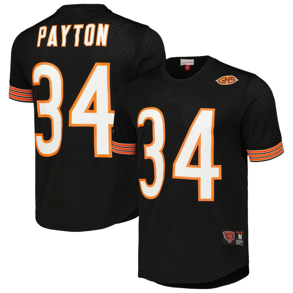 Chicago Bears Mitchell & Ness Walter Payton  Retired Player Name & Number Mesh Top