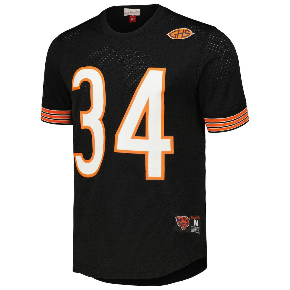Chicago Bears Mitchell & Ness Walter Payton  Retired Player Name & Number Mesh Top