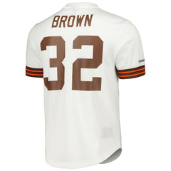 Cleveland Browns Mitchell & Ness Jim Brown  Retired Player Name & Number Mesh Top