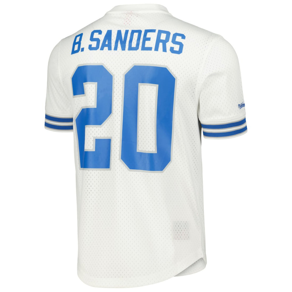 Detroit Lions Mitchell & Ness Barry Sanders  Retired Player Name & Number Mesh Top