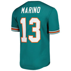Miami Dolphins Mitchell & Ness Dan Marino  Retired Player Name & Number Mesh Top