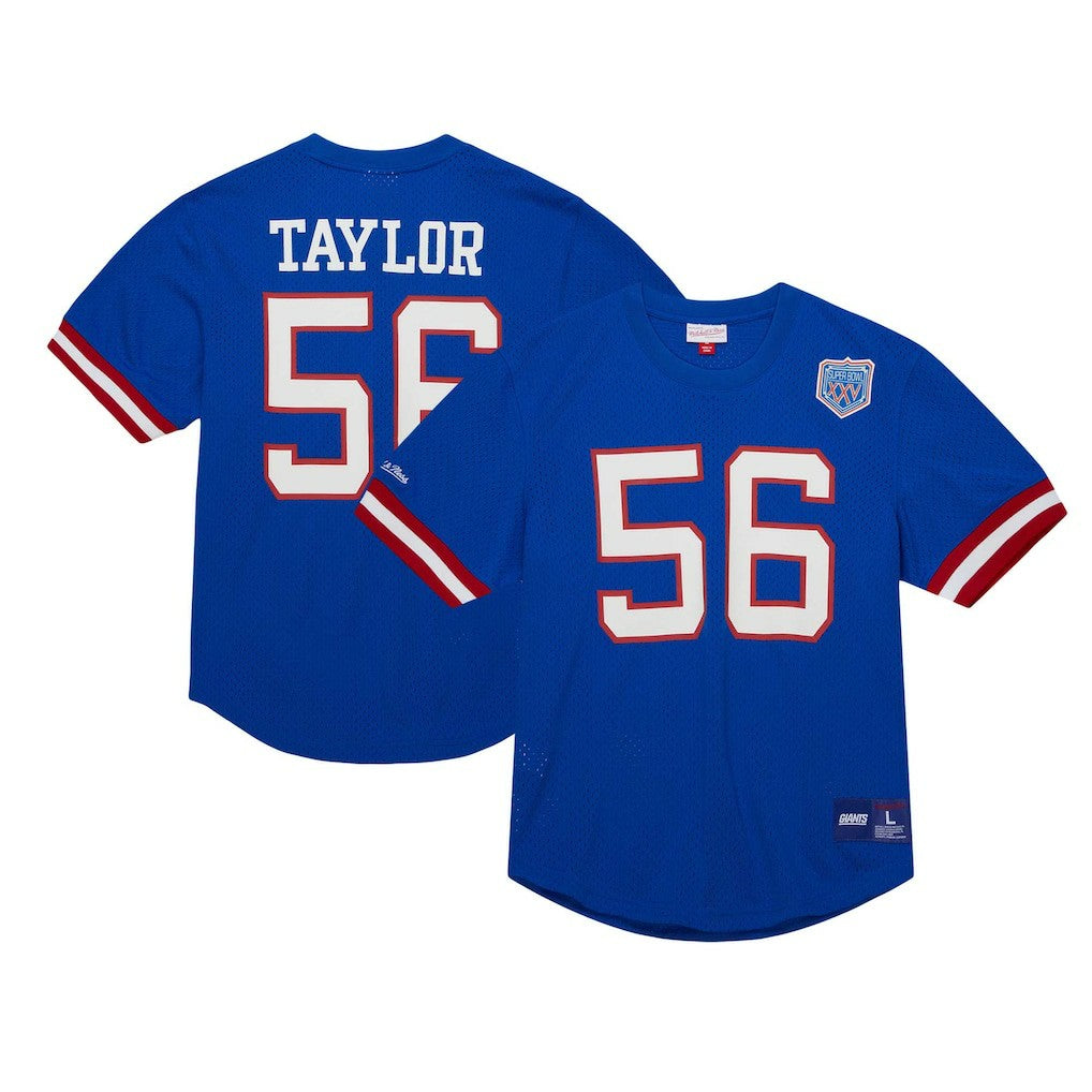 New York Giants Mitchell & Ness Lawrence Taylor  Retired Player Name & Number Mesh Top