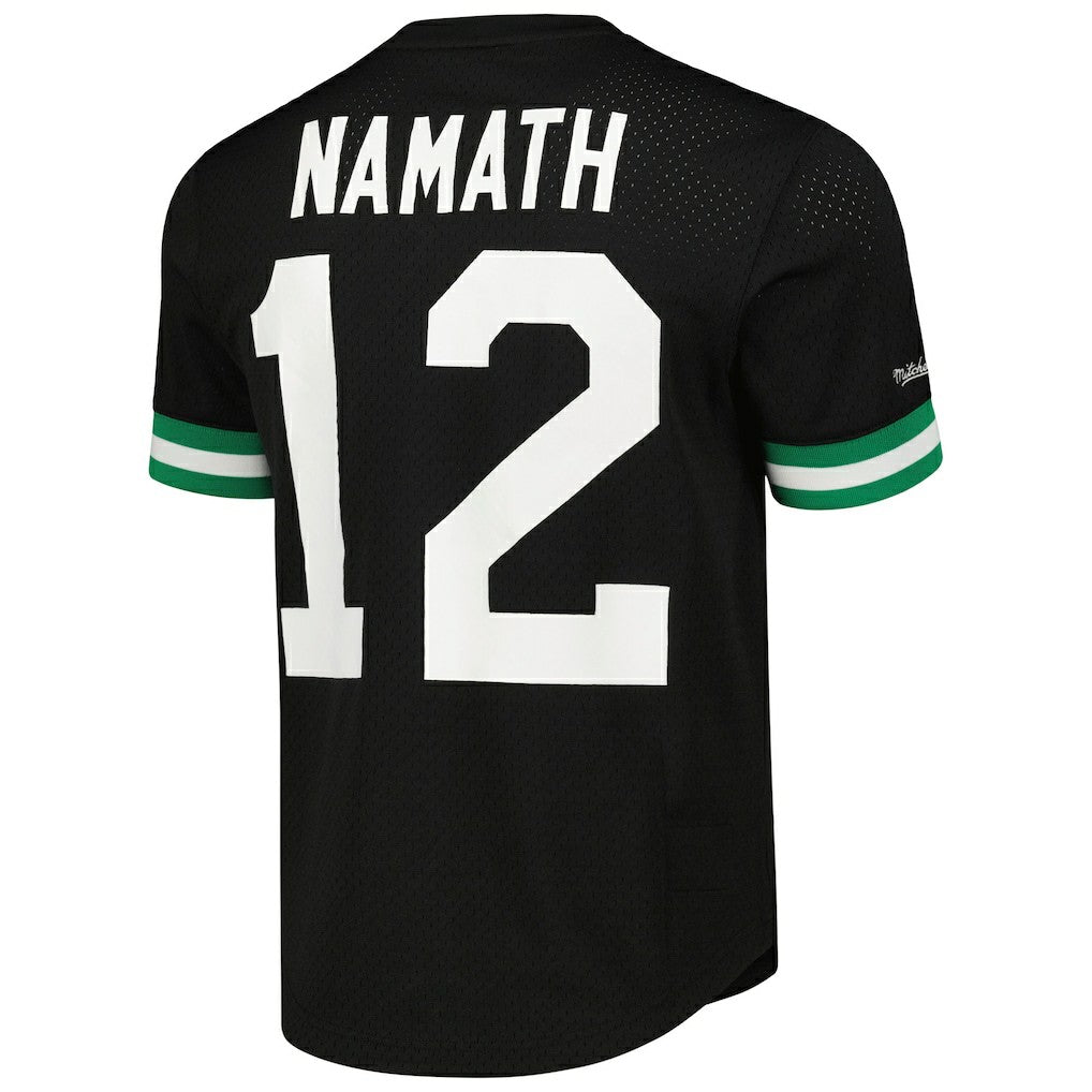 New York Jets Mitchell & Ness Joe Namath  Retired Player Name & Number Mesh Top