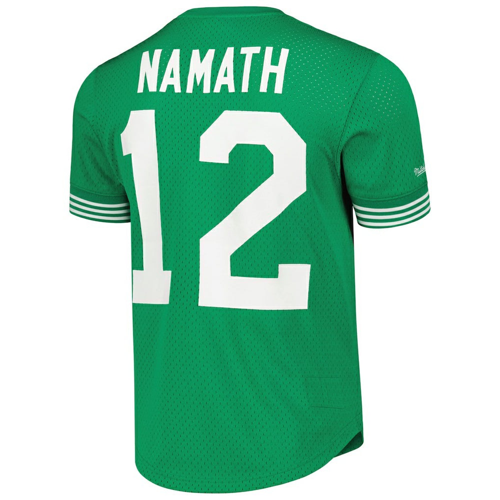 New York Jets Mitchell & Ness Joe Namath  Retired Player Name & Number Mesh Top