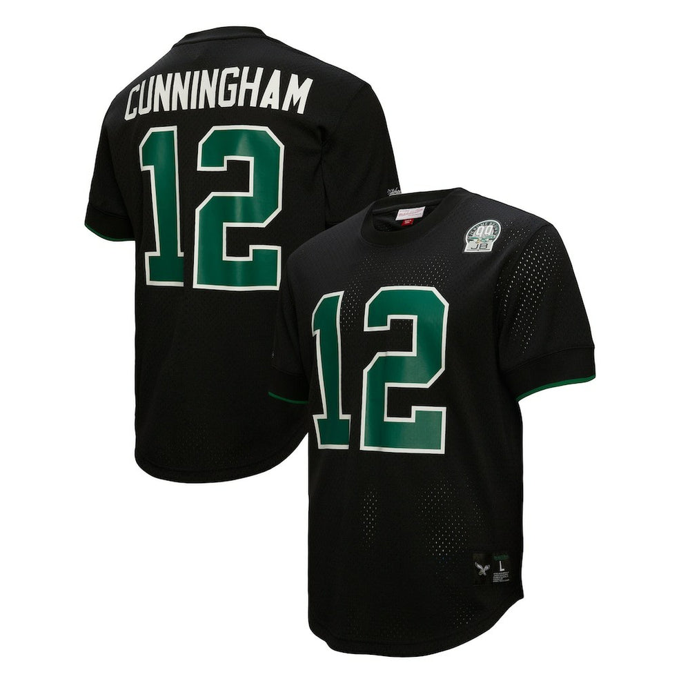 Philadelphia Eagles Mitchell & Ness Randall Cunningham  Retired Player Name & Number Mesh Top