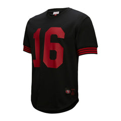 San Francisco 49ers Mitchell & Ness Joe Montana  Retired Player Name & Number Mesh Top