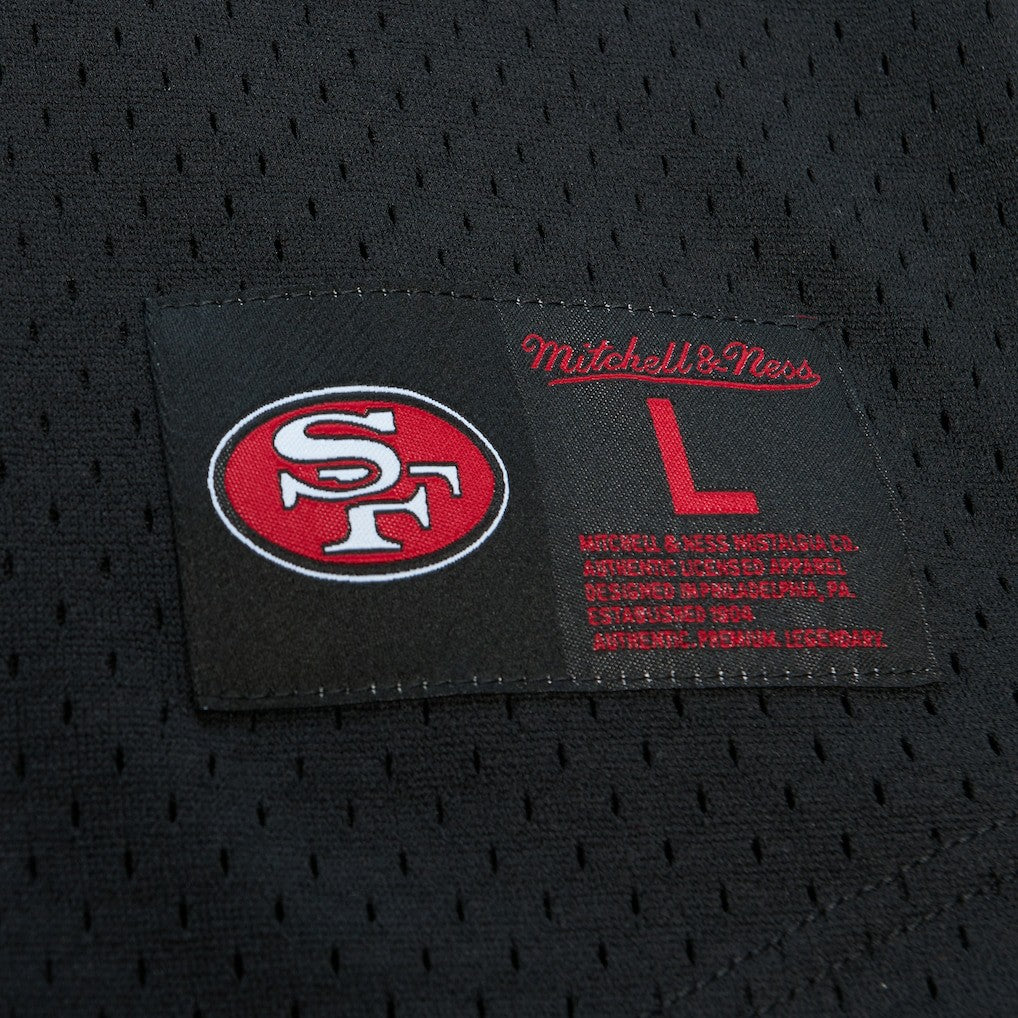 San Francisco 49ers Mitchell & Ness Joe Montana  Retired Player Name & Number Mesh Top