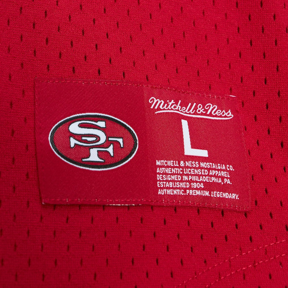 San Francisco 49ers Mitchell & Ness Jerry Rice  Retired Player Name & Number Mesh Top