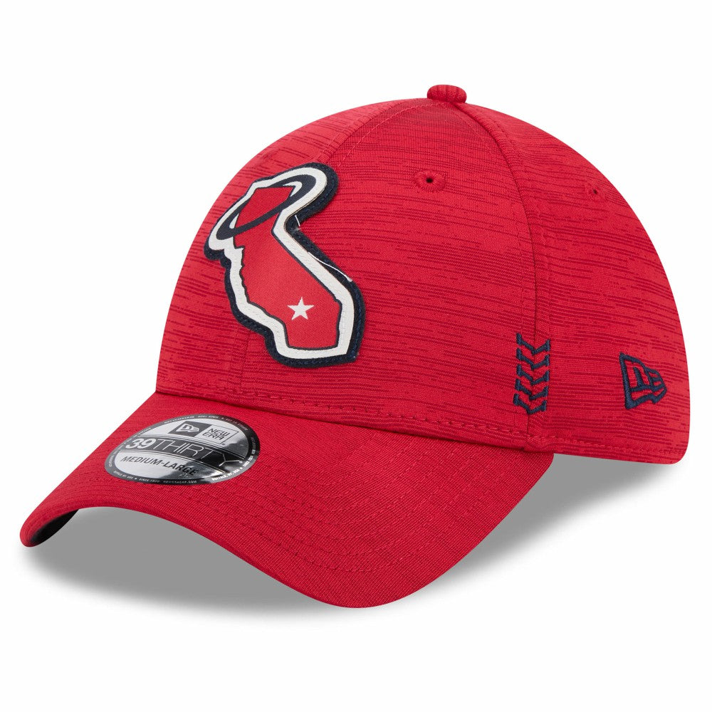 Los Angeles Angels New Era 2024 Clubhouse 39THIRTY Flex Hat | MLB Sale