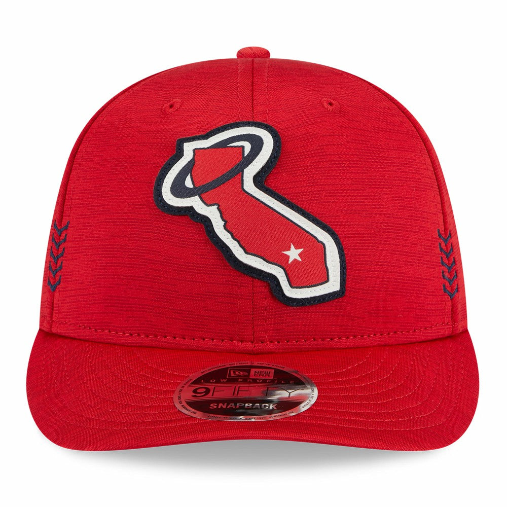 Los Angeles Angels New Era 2024 Clubhouse Low Profile 9FIFTY Snapback Hat | MLB Outlet
